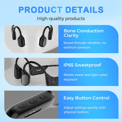 🔥 Final 2 Hours : Only Limited Stock Left🏆 Bone Conduction Smart Hearing Headphones （Mayo Clinic Recommended）