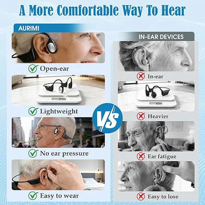🔥 Final 2 Hours : Only Limited Stock Left🏆 Bone Conduction Smart Hearing Headphones （Mayo Clinic Recommended）