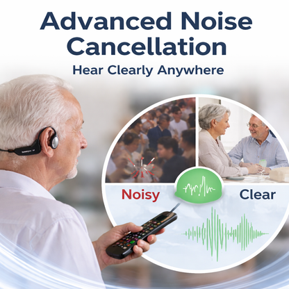 🔥 Final 2 Hours : Only Limited Stock Left🏆 Bone Conduction Smart Hearing Headphones （Mayo Clinic Recommended）